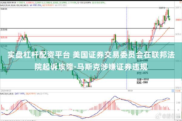 实盘杠杆配资平台 美国证券交易委员会在联邦法院起诉埃隆·马斯克涉嫌证券违规