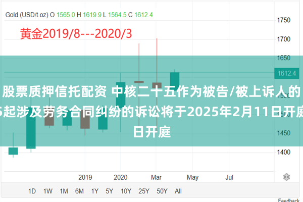 股票质押信托配资 中核二十五作为被告/被上诉人的5起涉及劳务合同纠纷的诉讼将于2025年2月11日开庭